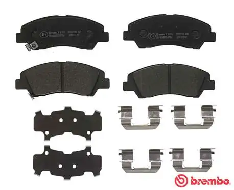 P30076 Brembo Klocki hamulcowe przednie tarczowe