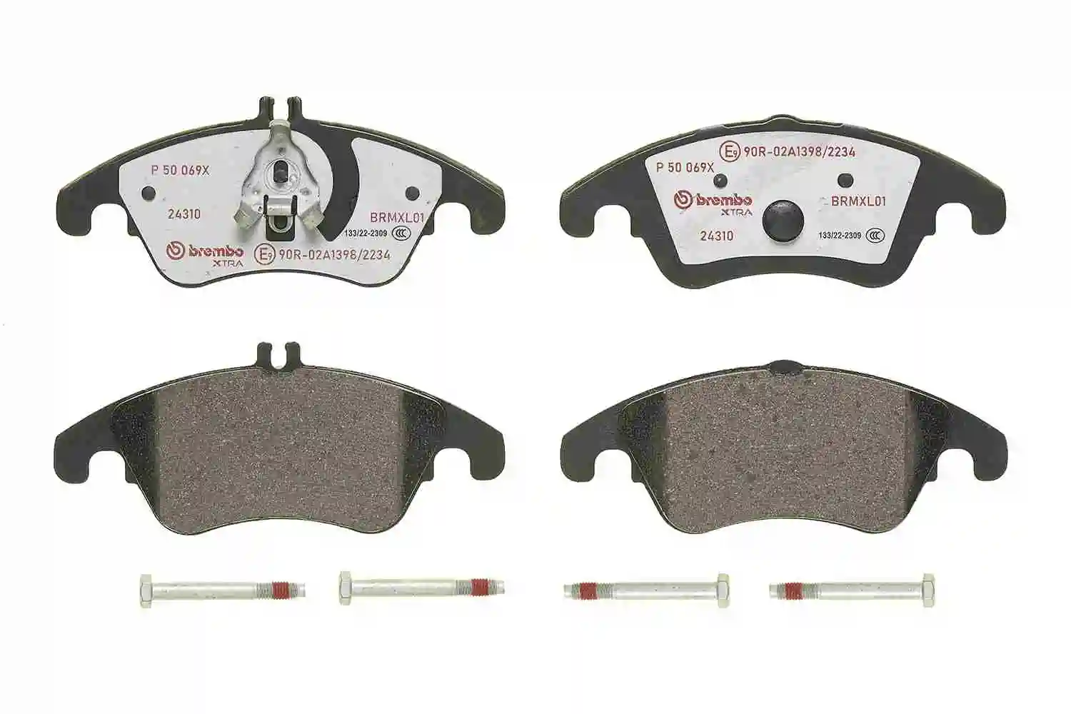 P50069X Brembo Klocki hamulcowe przednie tarczowe