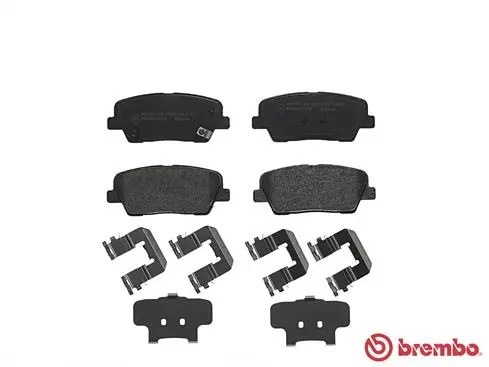 P30063 Brembo Okładziny (klocki) do hamulców tarczowych tylne