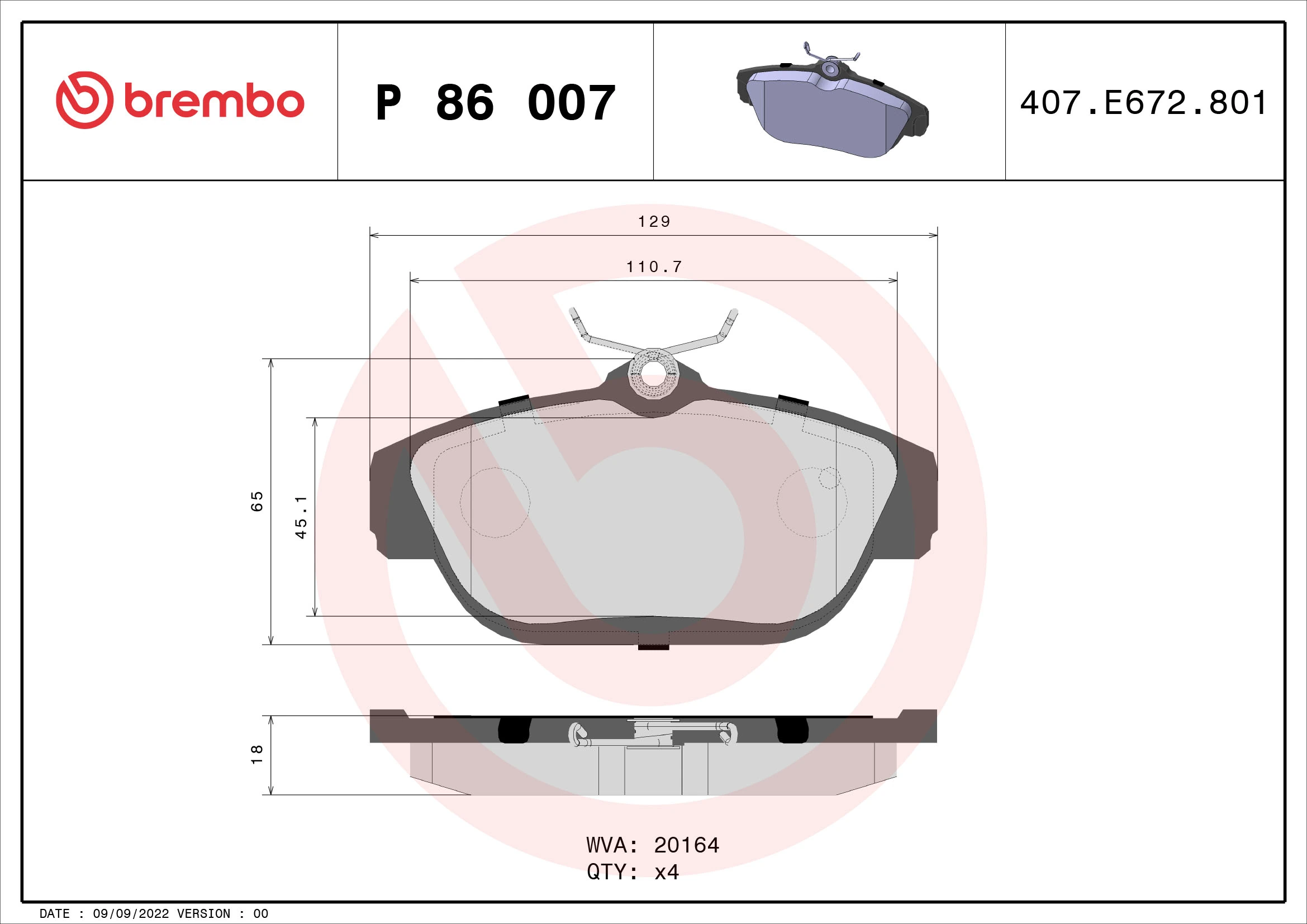 P86007 Brembo