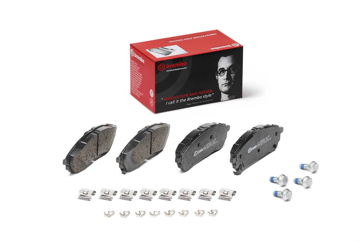 P24235 Brembo Okładziny (klocki) do hamulców tarczowych tylne