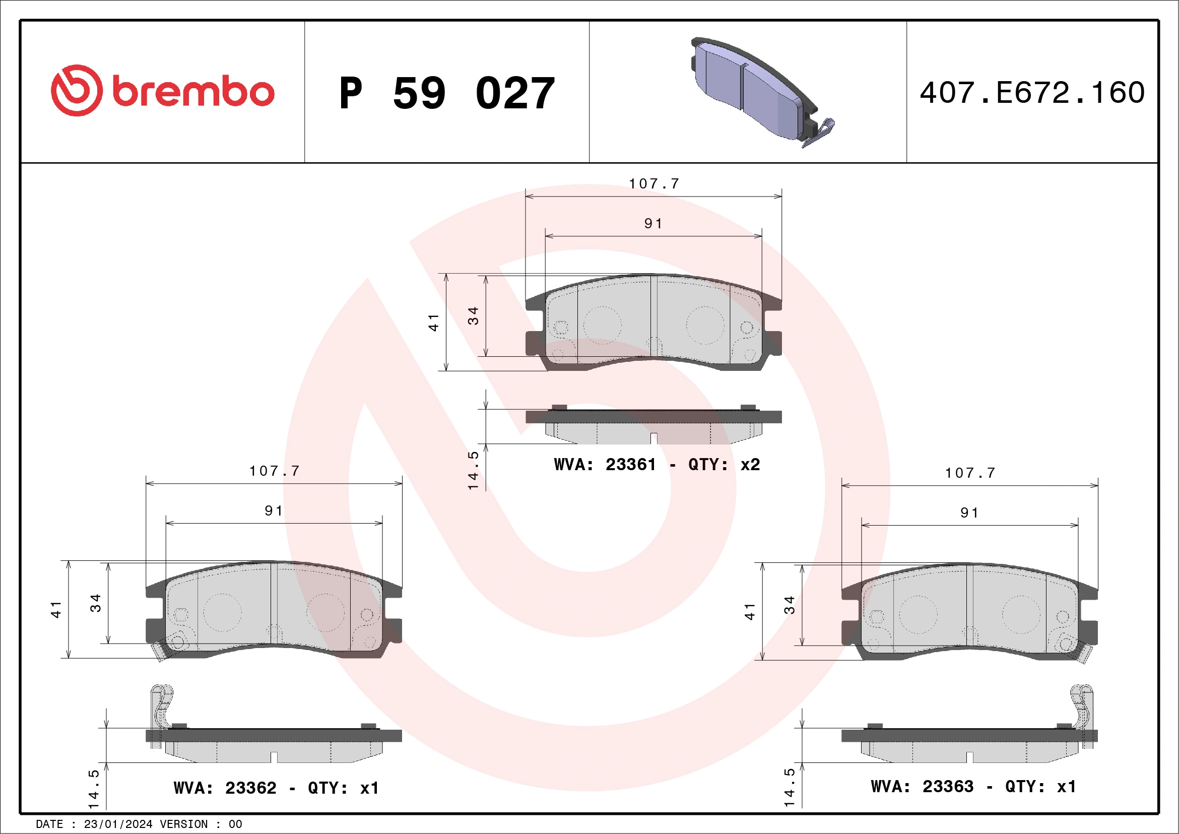 P59027 Brembo