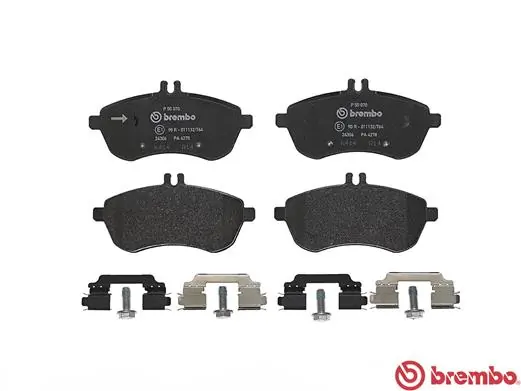 P50070 Brembo Klocki hamulcowe przednie tarczowe