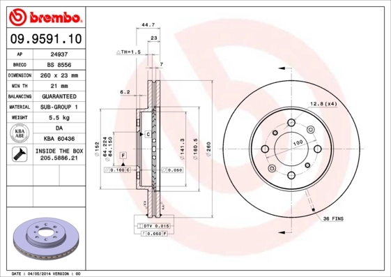 09959110 Brembo