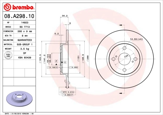 08A29810 Brembo