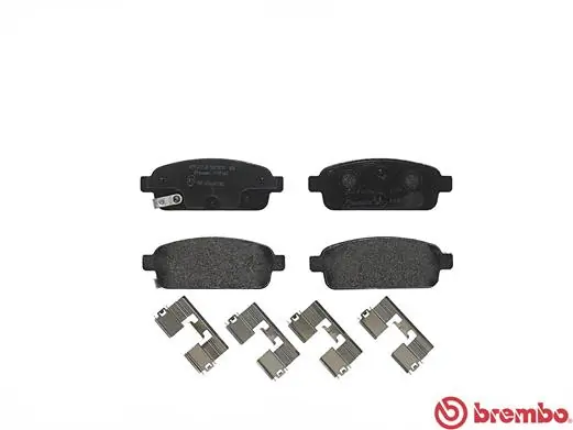 P59080 Brembo Okładziny (klocki) do hamulców tarczowych tylne