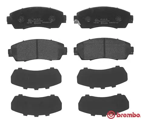 P28068 Brembo Klocki hamulcowe przednie tarczowe