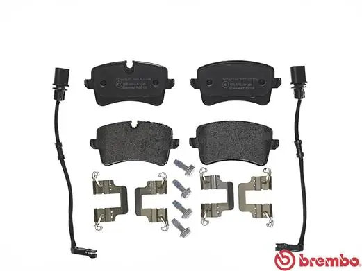 P85120 Brembo Okładziny (klocki) do hamulców tarczowych tylne