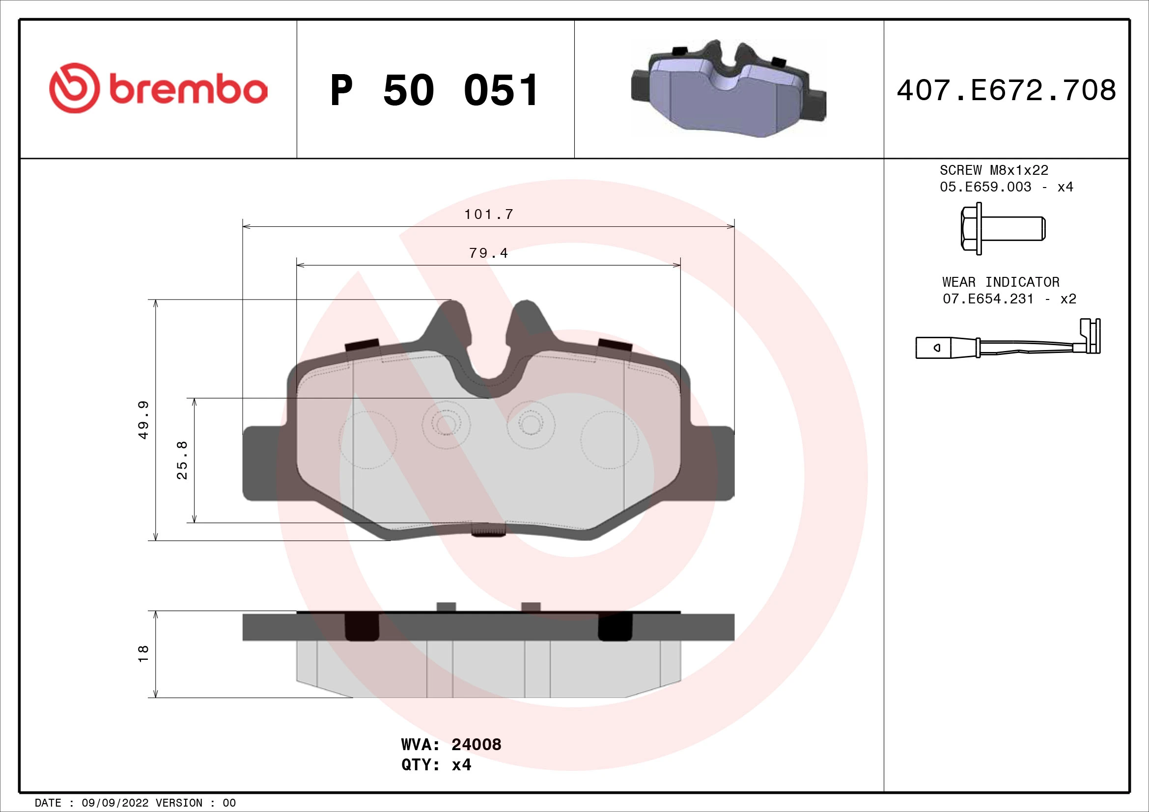 P50051 Brembo
