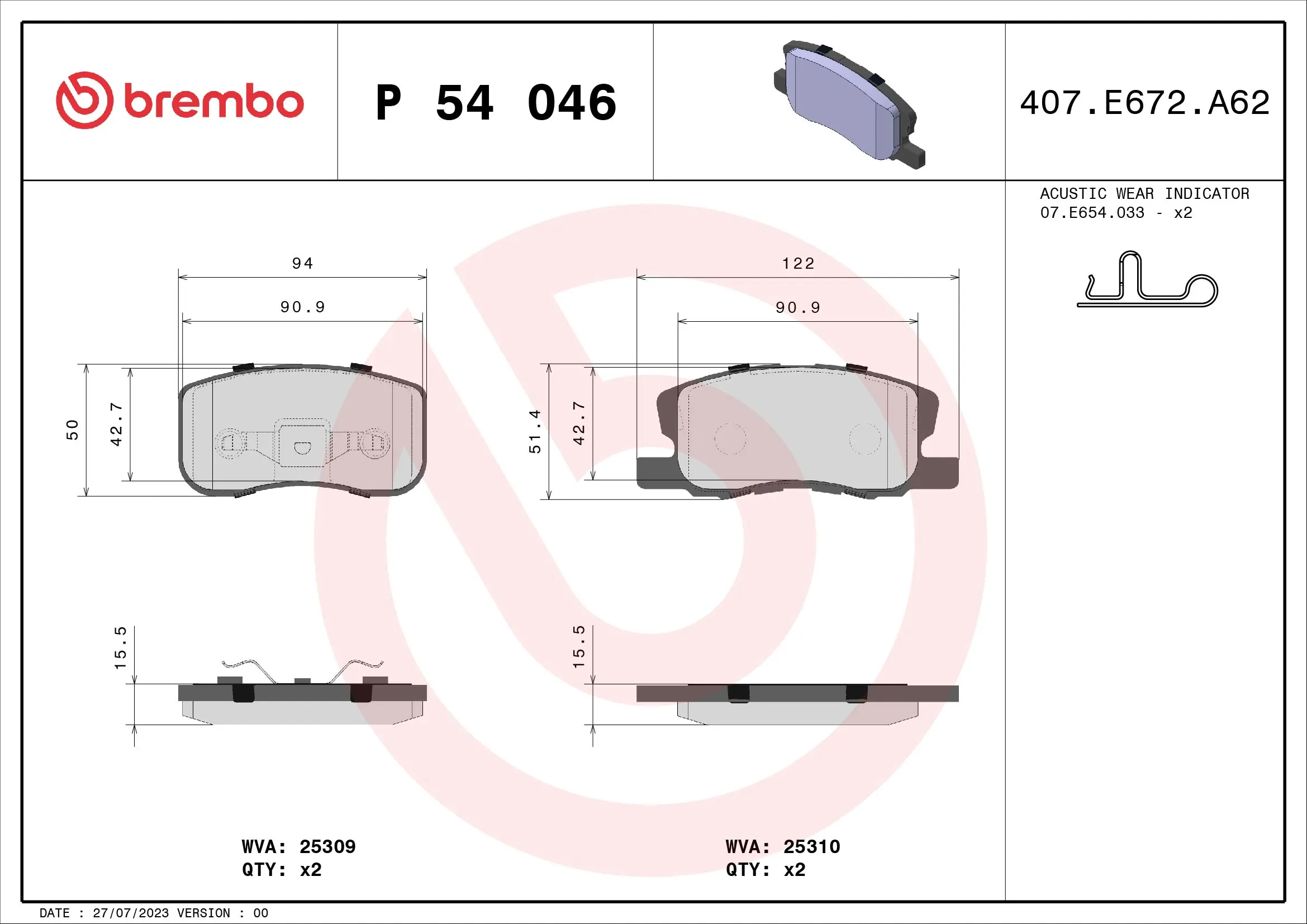 P54046 Brembo