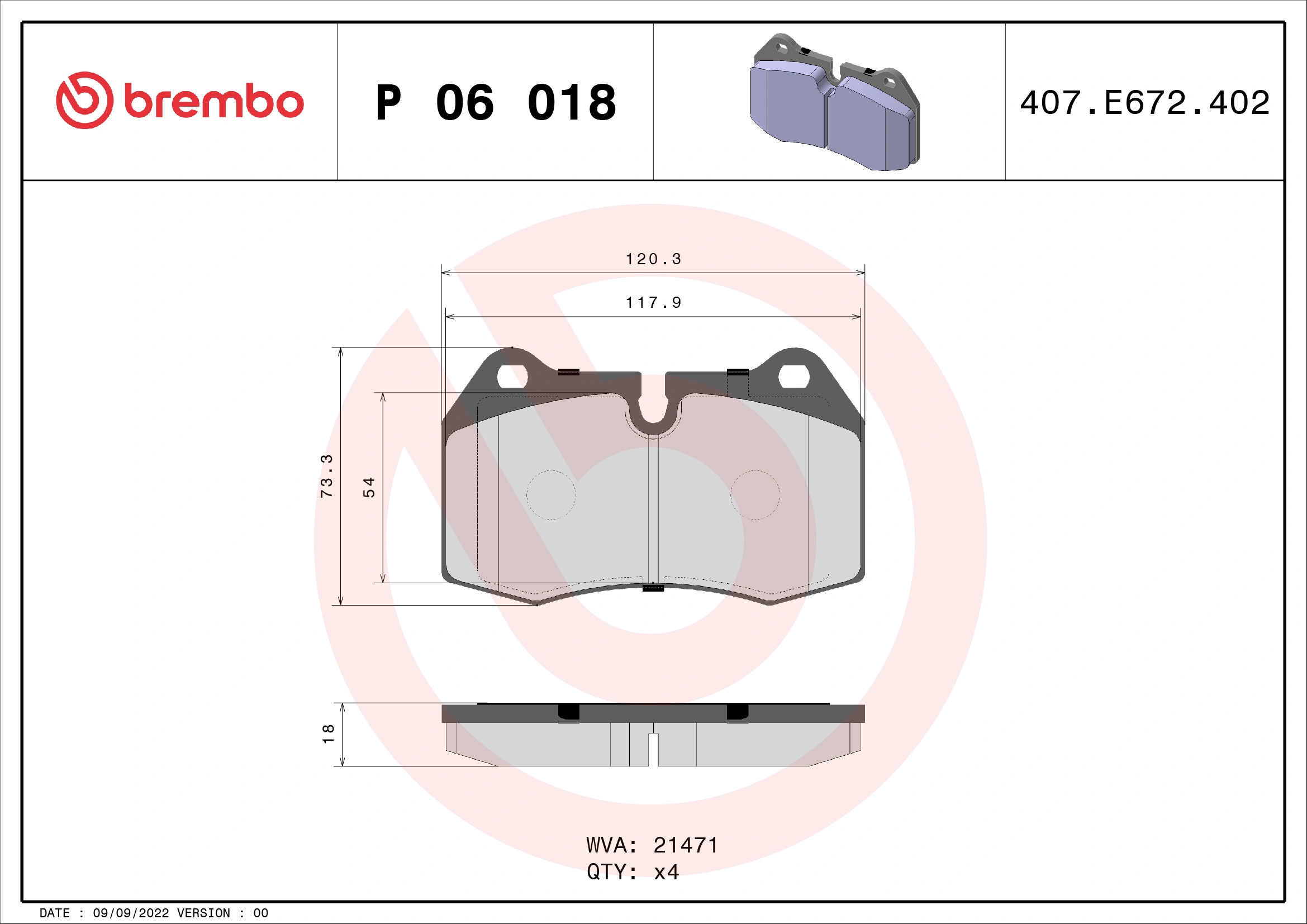 P06018 Brembo