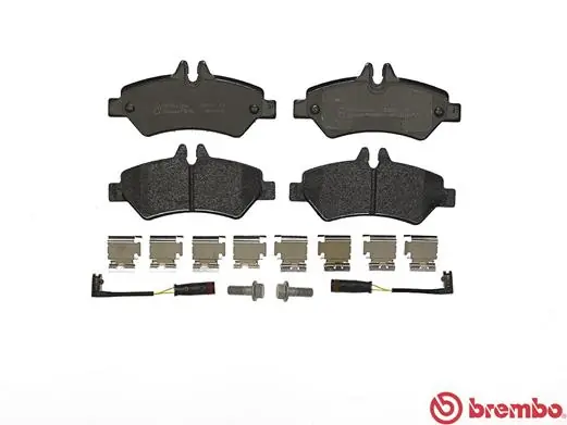P50084 Brembo Okładziny (klocki) do hamulców tarczowych tylne