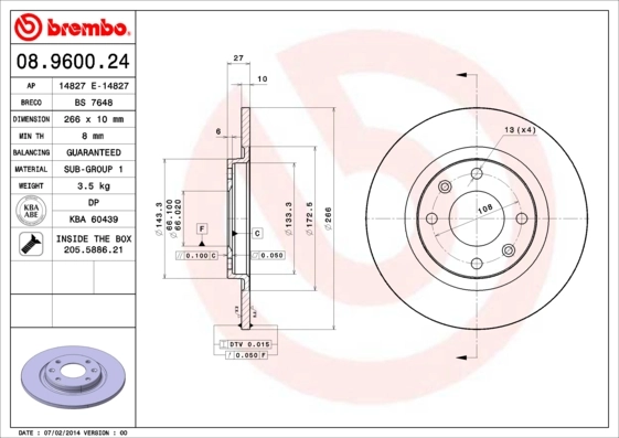 08960024 Brembo