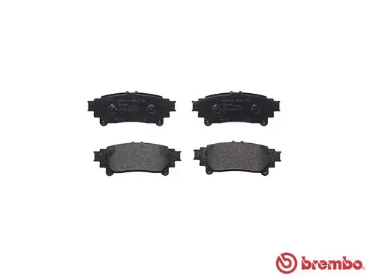 P83152 Brembo Okładziny (klocki) do hamulców tarczowych tylne