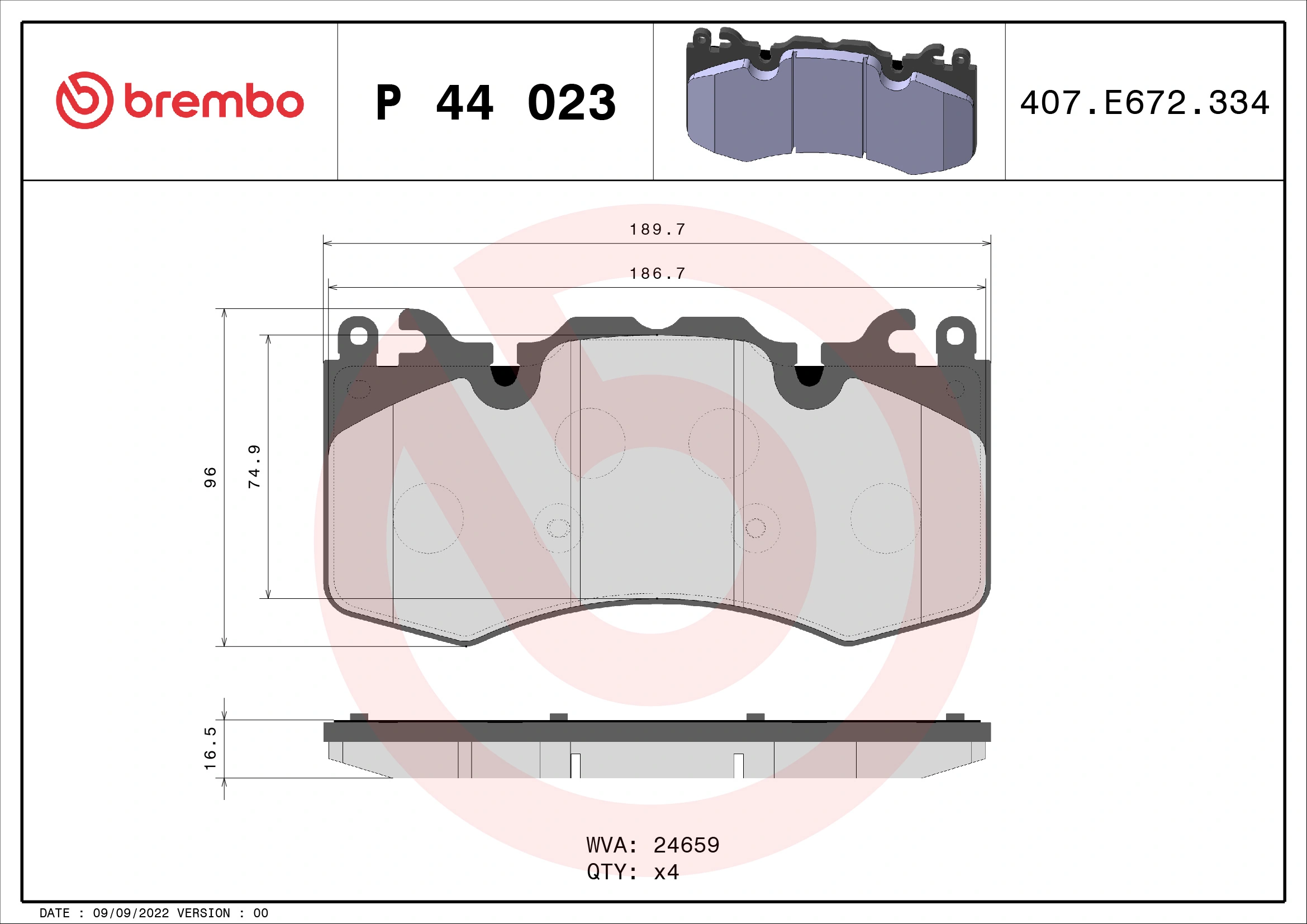 P44023 Brembo