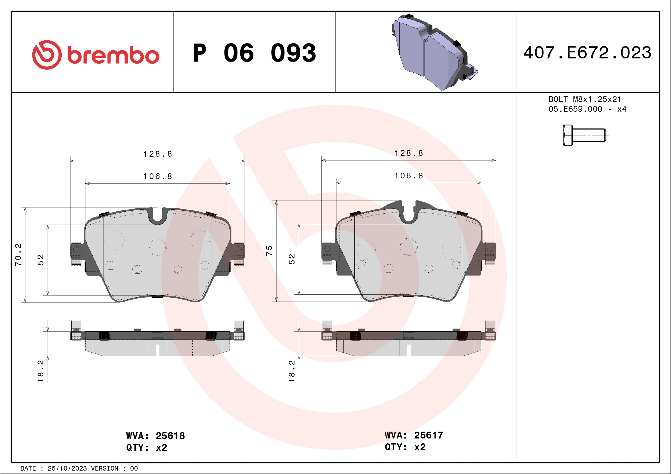 P06093 Brembo