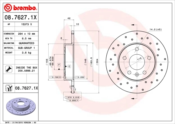 0876271X Brembo
