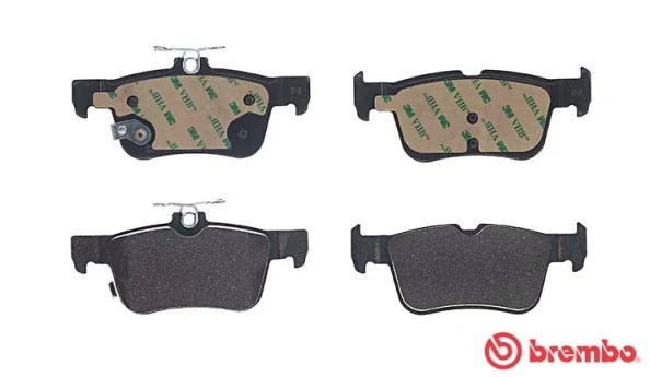 P24201 Brembo Okładziny (klocki) do hamulców tarczowych tylne