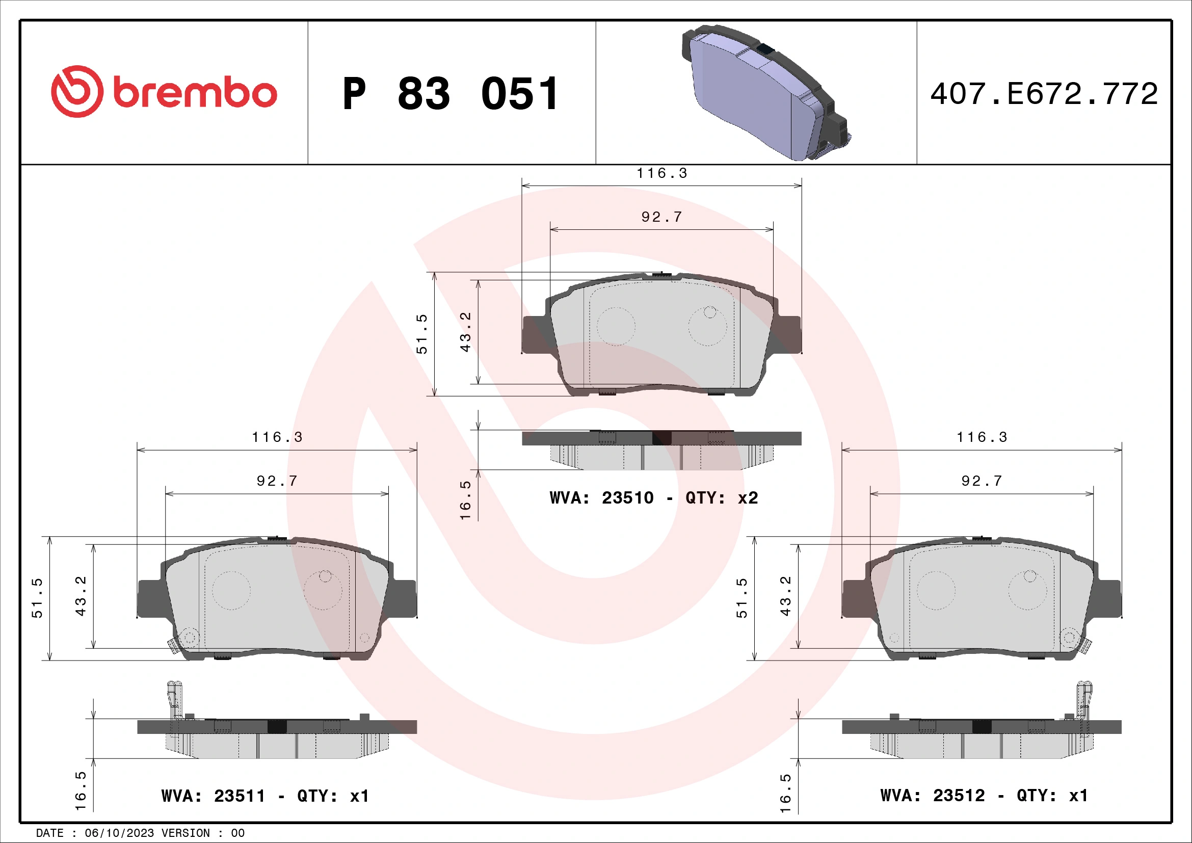 Klocki hamulcowe Geely FC