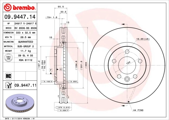 09944711 Brembo