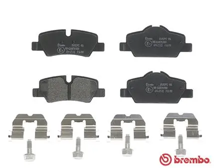 P06090 Brembo Okładziny (klocki) do hamulców tarczowych tylne