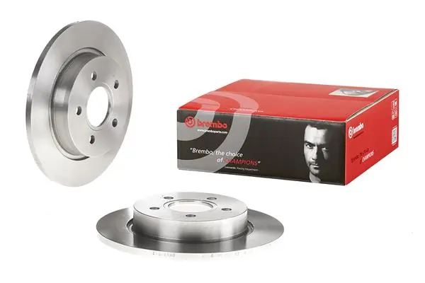 08A72510 Brembo Tarcza hamulcowa tylna