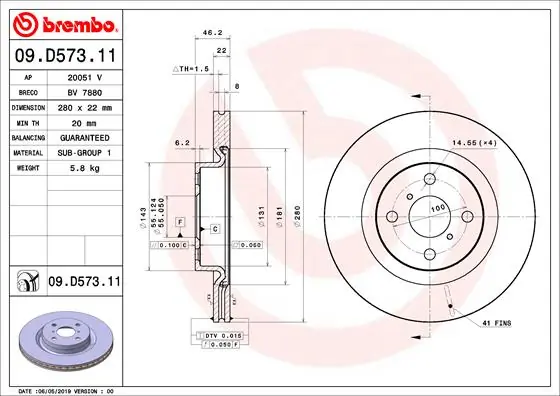 09D57311 Brembo