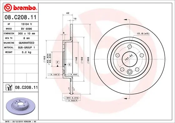 08C20811 Brembo