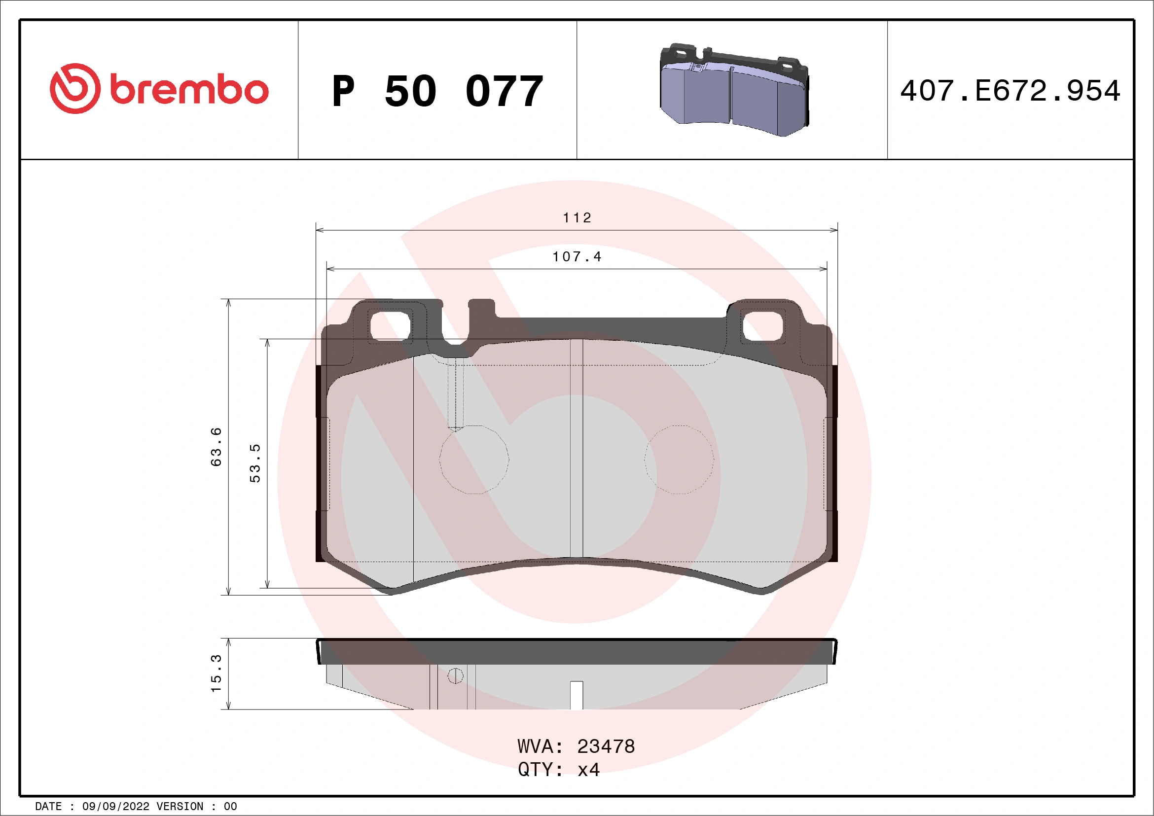P50077 Brembo