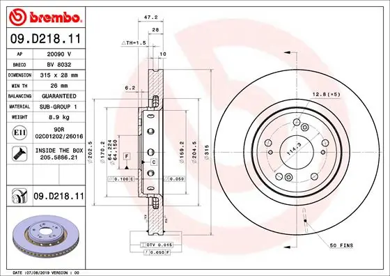 09D21811 Brembo