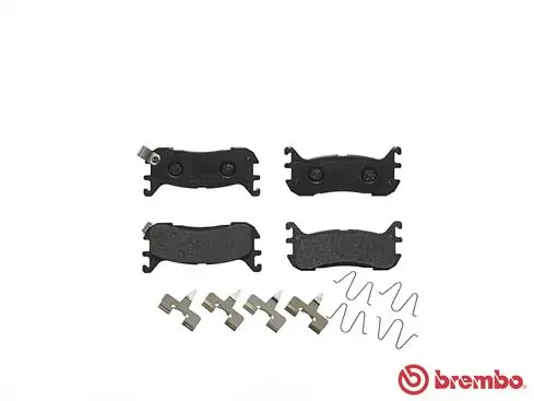 P49021 Brembo Okładziny (klocki) do hamulców tarczowych tylne