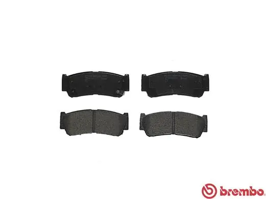 P30037 Brembo Okładziny (klocki) do hamulców tarczowych tylne