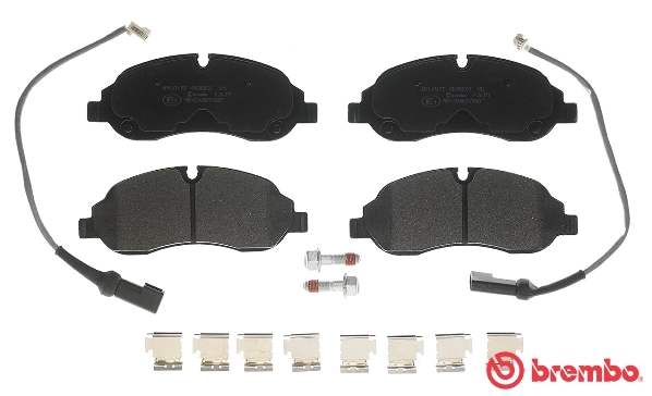 P24171 Brembo Klocki hamulcowe przednie tarczowe