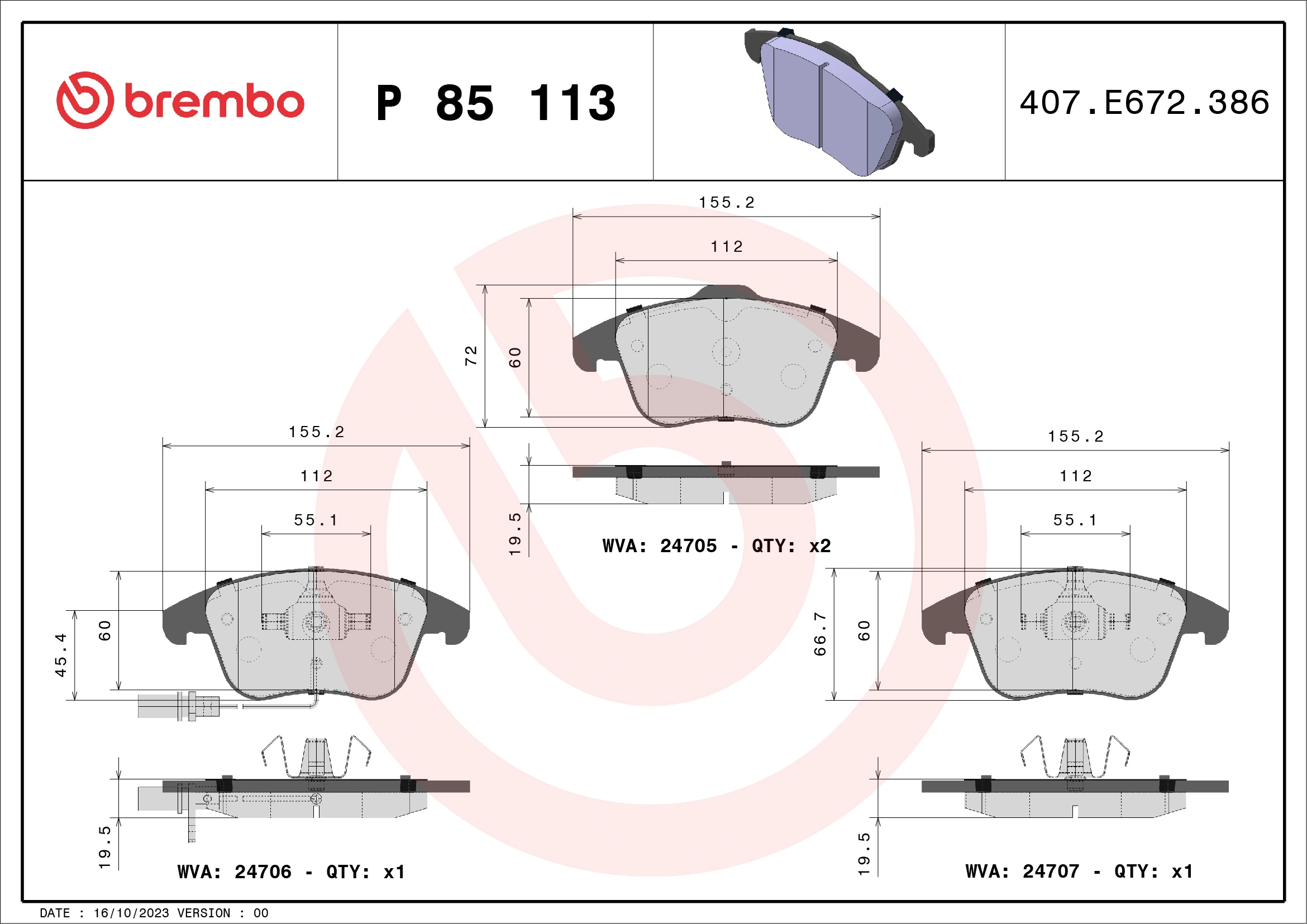 P85113 Brembo