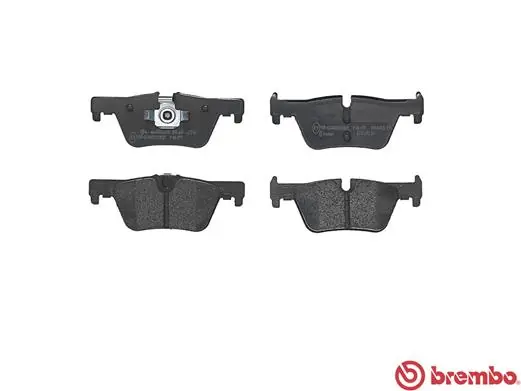 P06071 Brembo Okładziny (klocki) do hamulców tarczowych tylne