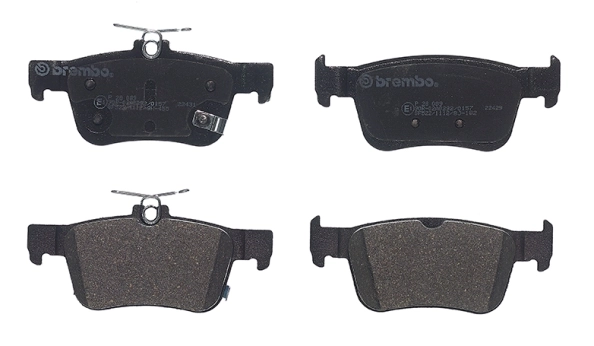 P28089 Brembo Okładziny (klocki) do hamulców tarczowych tylne