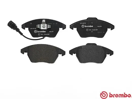 P85075 Brembo Klocki hamulcowe przednie tarczowe