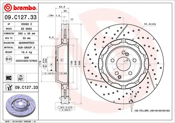 09C12733 Brembo