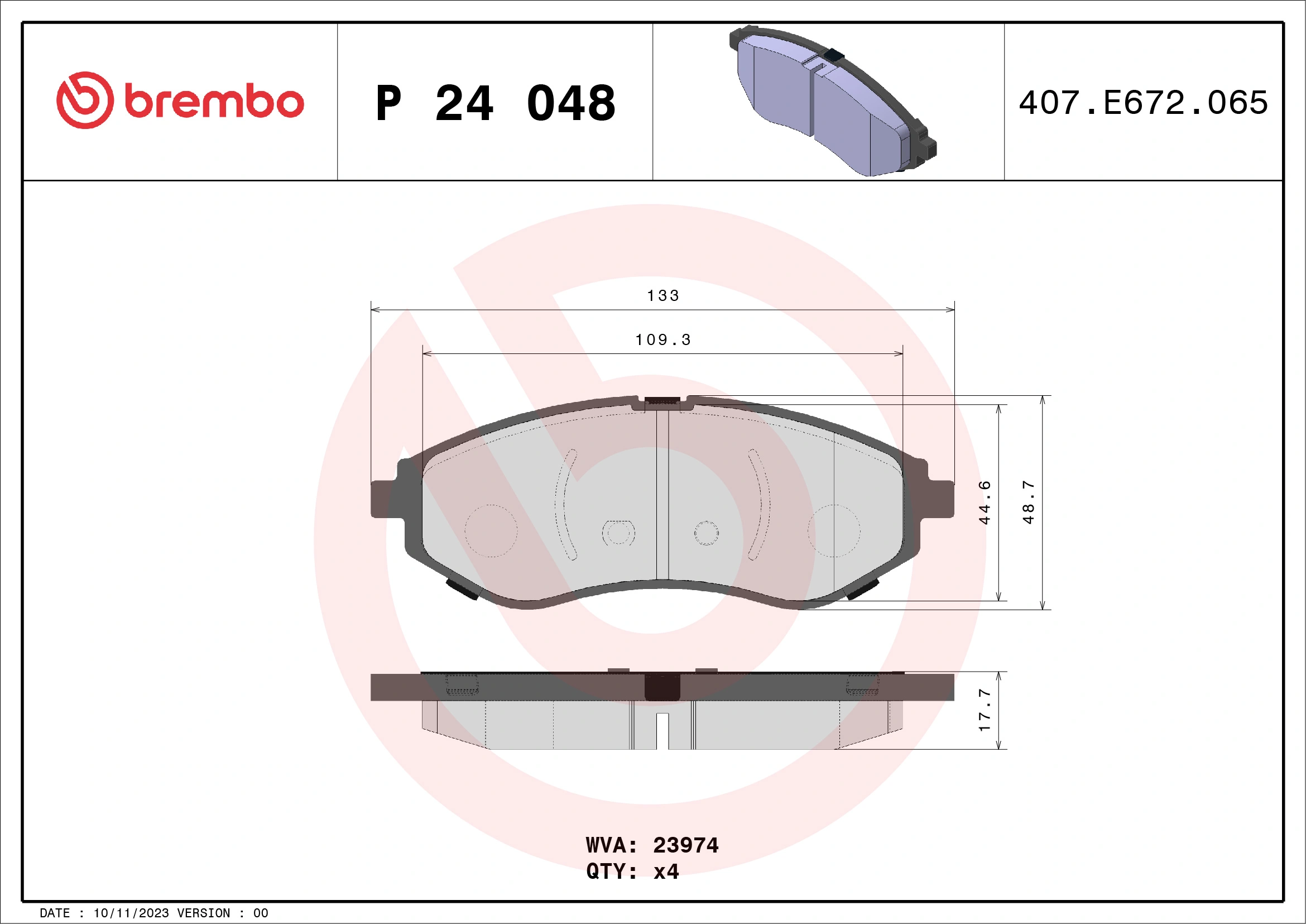 P24048 Brembo
