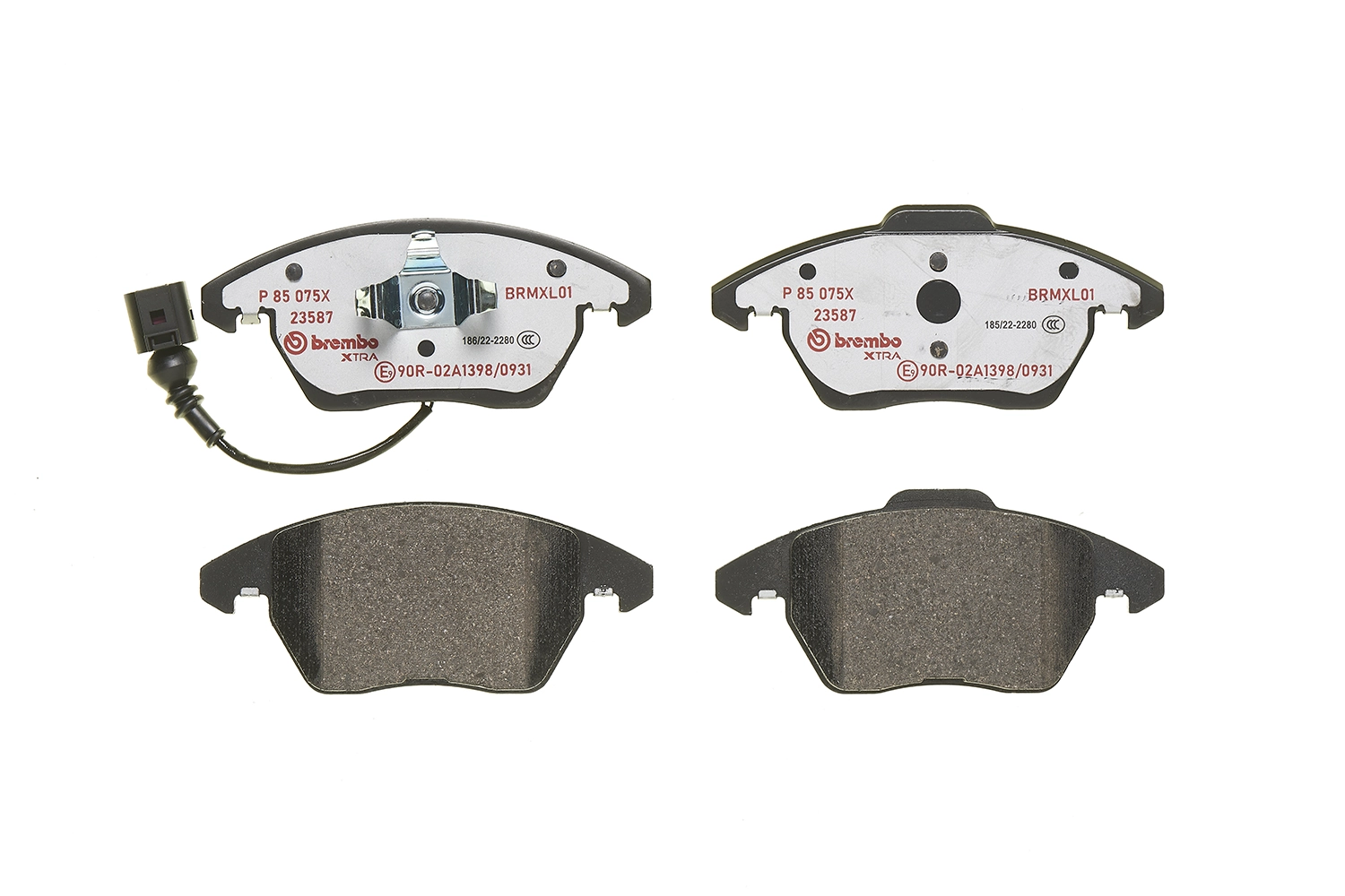 P85075X Brembo Klocki hamulcowe przednie tarczowe