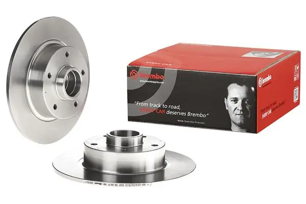 08B36917 Brembo Tarcza hamulcowa tylna