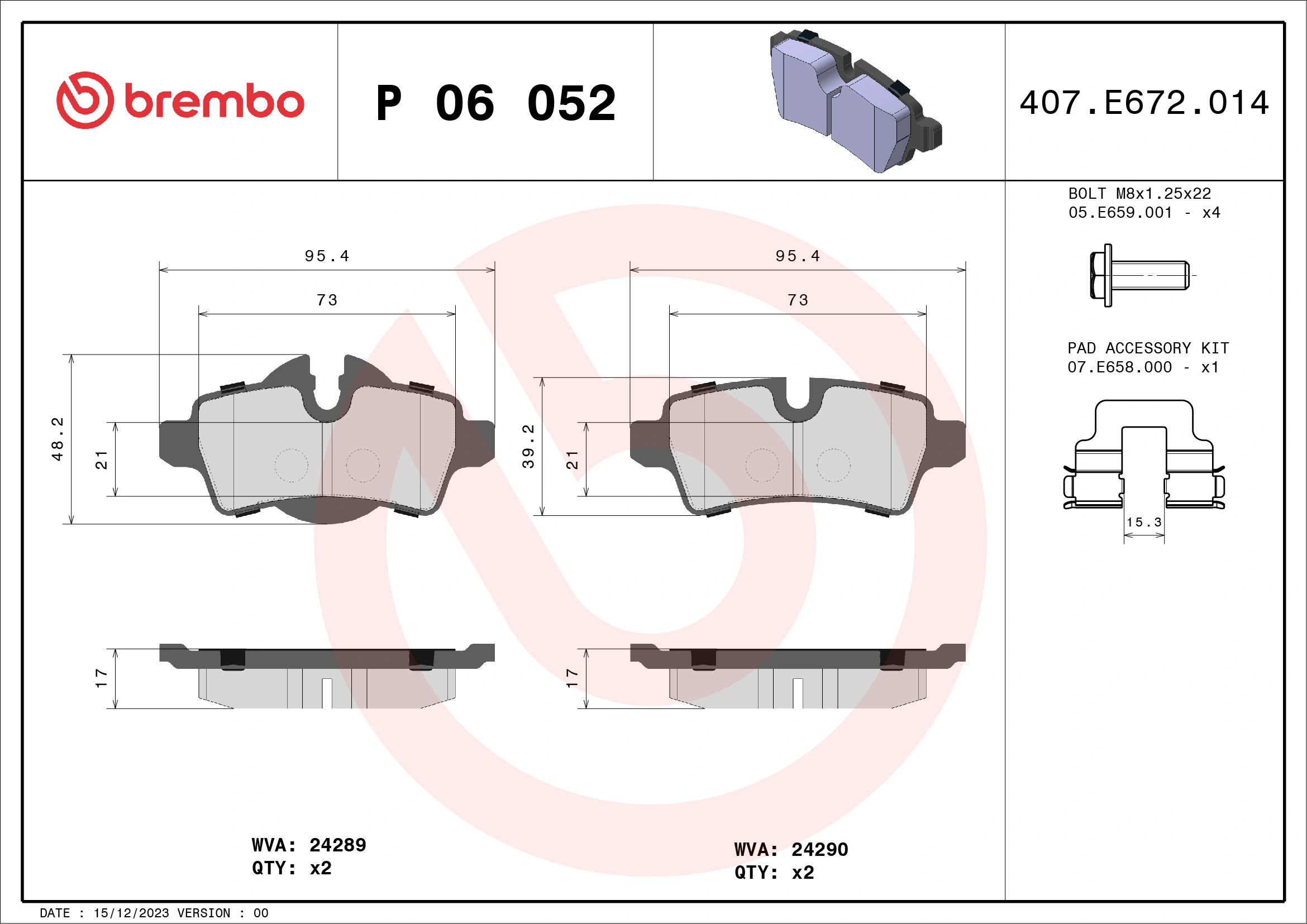 P06052 Brembo