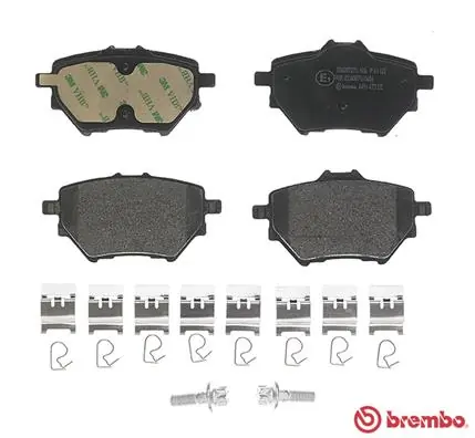 P61122 Brembo Okładziny (klocki) do hamulców tarczowych tylne