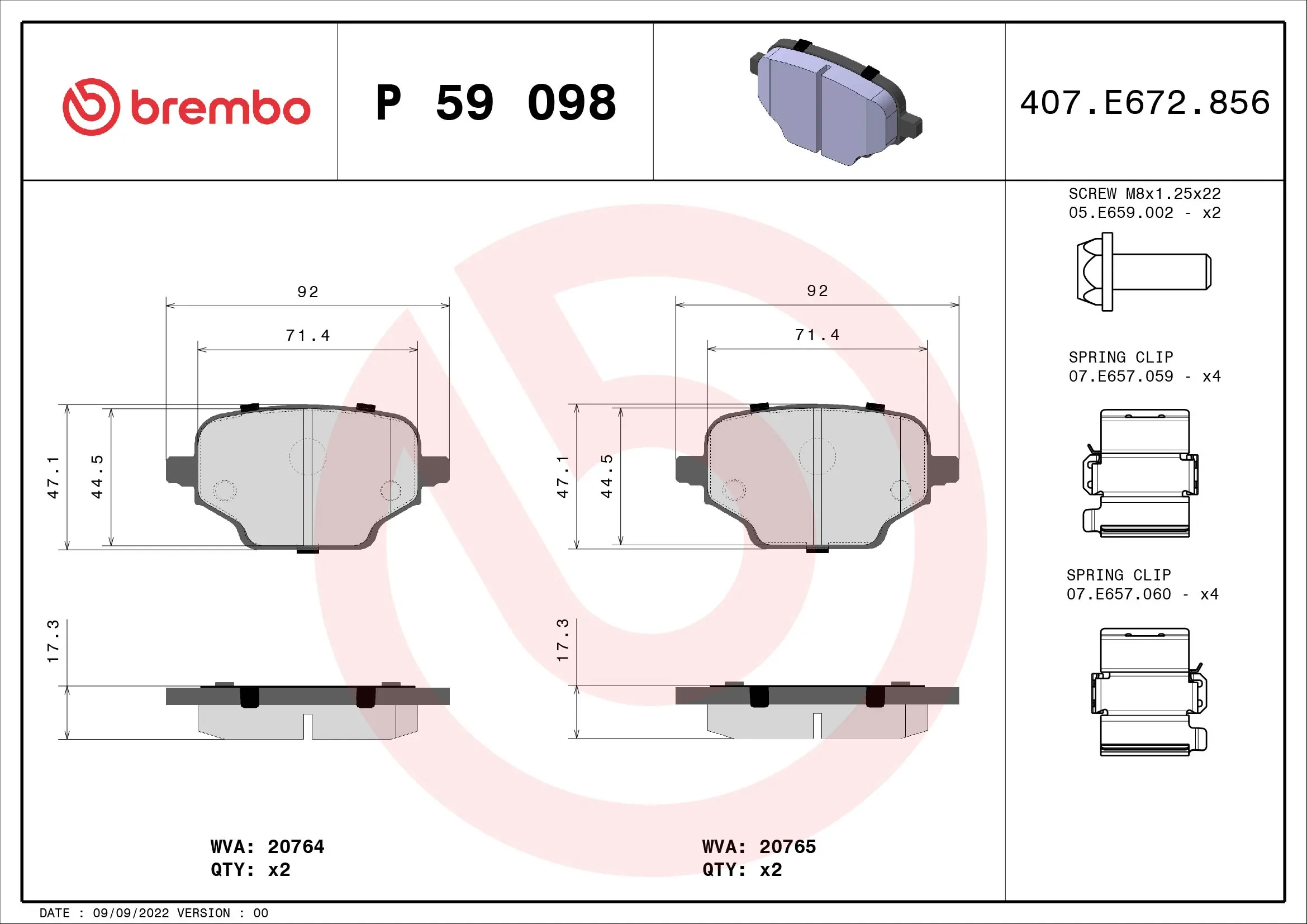 P59098 Brembo