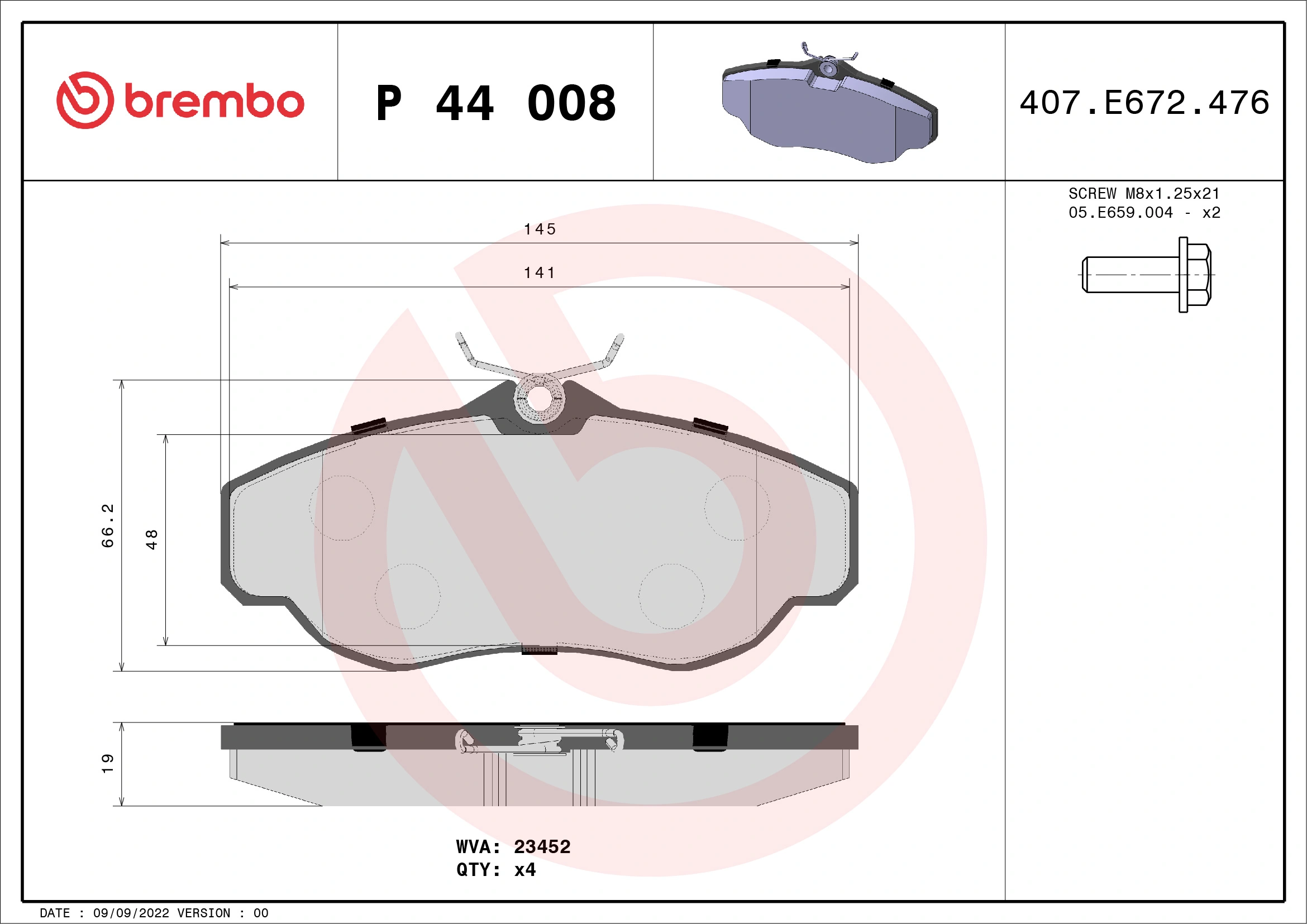 P44008 Brembo