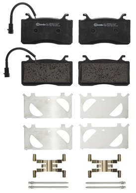 P23187 Brembo Klocki hamulcowe przednie tarczowe