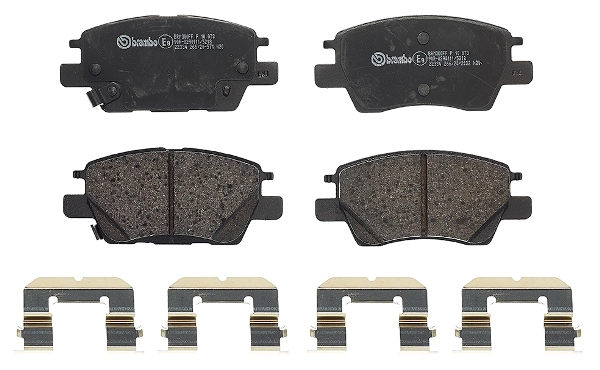 P10073 Brembo Klocki hamulcowe przednie tarczowe