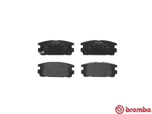 P30021 Brembo Okładziny (klocki) do hamulców tarczowych tylne
