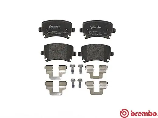 P85073 Brembo Okładziny (klocki) do hamulców tarczowych tylne