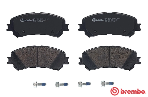 P68067 Brembo Klocki hamulcowe przednie tarczowe